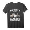 Alpaka und Lamas, Mir reichts ich geh Alpakas streicheln - Lustiges Langarmshirt für Tierliebhaber und Alpaka-Fans