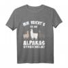 Alpaka und Lamas, Mir reichts ich geh Alpakas streicheln - Lustiges Langarmshirt für Tierliebhaber und Alpaka-Fans
