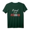 HapKoala Peru Shirt - Proud To Be Peruvian T-Shirt, Perfekt als Geburtstags-, Jubiläums- oder Abschlussgeschenk in verschiedenen Farben