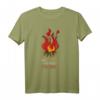 Einmal Pfadfinder immer Pyromane T-Shirt - Lustiges Lagerfeuer Motiv für Pfadfinderinnen und Pfadfinder als Geschenk