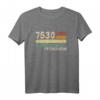 7530 Pforzheim Retro Postleitzahlen T-Shirt – Nostalgisches Vintage Design für echte Pforzheim Fans und Heimatliebhaber