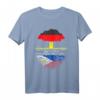 Deutsche mit Filipino Wurzeln T-Shirt - Kultureller Stolz, patriotisches Geschenk für Deutsche mit philippinischer Abstammung
