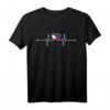 Philippinen Herzschlag Philippinische Flagge Pinoy Stolz T-Shirt – Perfektes Geschenk für philippinische Männer und Frauen