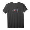 Philippinen Herzschlag Philippinische Flagge Pinoy Stolz T-Shirt – Perfektes Geschenk für philippinische Männer und Frauen