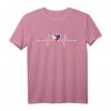 Philippinen Herzschlag Philippinische Flagge Pinoy Stolz T-Shirt – Perfektes Geschenk für philippinische Männer und Frauen