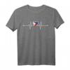 Philippinen Herzschlag Philippinische Flagge Pinoy Stolz T-Shirt – Perfektes Geschenk für philippinische Männer und Frauen