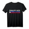 Philippinen T-Shirt - Klassisch geschnitten, doppelt genähter Saum, langlebiges Design für Fans und Reisende