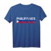 Philippinen T-Shirt - Klassisch geschnitten, doppelt genähter Saum, langlebiges Design für Fans und Reisende