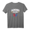 HapKoala Filipino Pride T-Shirt mit Philippinen Flagge und Adobo Design – Lustiges und patriotisches Filipino Kultur-Shirt