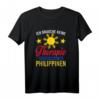 Lustiges Philippinen T-Shirt mit Flagge – Perfektes Geschenk für Philippinen-Fans, Backpacker & Manila-Reisende