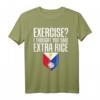 Lustiges Filipino T-Shirt mit Spruch 'Ich dachte, Sie Said extra Reis' – Perfekt für Filipinos, Pinays & Pinoys, ideales Geschenk für Geburtstag, Weihnachten & Halloween