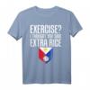 Lustiges Filipino T-Shirt mit Spruch 'Ich dachte, Sie Said extra Reis' – Perfekt für Filipinos, Pinays & Pinoys, ideales Geschenk für Geburtstag, Weihnachten & Halloween
