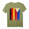 Deutschland Philippinen Flaggen T-Shirt - Doppelte Staatsbürgerschaft, Integration & Toleranz feiern