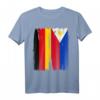 Deutschland Philippinen Flaggen T-Shirt - Doppelte Staatsbürgerschaft, Integration & Toleranz feiern