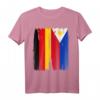 Deutschland Philippinen Flaggen T-Shirt - Doppelte Staatsbürgerschaft, Integration & Toleranz feiern