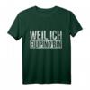 Weil ich Filipino bin Philippinen T-Shirt – Stolzes Design mit Flagge für Reisende, Backpacker und Filipino