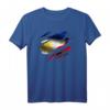 Filipino Flag Philippinisch T-Shirt - Klassisch geschnitten, doppelt genähter Saum, ideal für nationale Anlässe und Landestypische Outfits