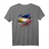 Filipino Flag Philippinisch T-Shirt - Klassisch geschnitten, doppelt genähter Saum, ideal für nationale Anlässe und Landestypische Outfits