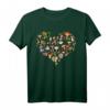 Pilzherz Mycologie T-Shirt – Lustiges Pilz-Futtersuche Motiv für Pilzliebhaber, Jäger & Naturfreunde, Geschenk für Männer & Frauen