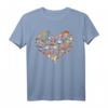 Pilzherz Mycologie T-Shirt – Lustiges Pilz-Futtersuche Motiv für Pilzliebhaber, Jäger & Naturfreunde, Geschenk für Männer & Frauen