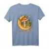 Cottagecore Mond Pilz T-Shirt - Ästhetisches Naturdesign mit Mond und Pilz für Fans des märchenhaften Stils