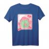 Cottagecore Kawaii Frosch T-Shirt mit Erdbeermilch & Pilz – Süßes Retro-Design für Damen, Herren & Kinder