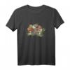 Cottagecore Graphic & Cute Igel Pilze Waldstumpf T-Shirt – Magische Wald-Motive für Natur- und Vintage-Liebhaber