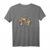 Cottagecore Graphic & Cute Igel Pilze Waldstumpf T-Shirt – Magische Wald-Motive für Natur- und Vintage-Liebhaber