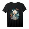 Aesthetic Goblincore & Cottagecore Pilz T-Shirt mit Mondphasen - Dunkle Natur- und Fairycore-Mode für Waldliebhaber