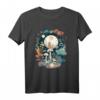 Aesthetic Goblincore & Cottagecore Pilz T-Shirt mit Mondphasen - Dunkle Natur- und Fairycore-Mode für Waldliebhaber