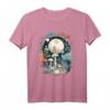 Aesthetic Goblincore & Cottagecore Pilz T-Shirt mit Mondphasen - Dunkle Natur- und Fairycore-Mode für Waldliebhaber