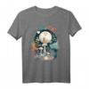 Aesthetic Goblincore & Cottagecore Pilz T-Shirt mit Mondphasen - Dunkle Natur- und Fairycore-Mode für Waldliebhaber