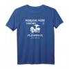 Pilzjäger T-Shirt für Männer - Morgens Müde Abends Blau, Pilzsammler Geschenk für Pilzliebhaber & Sammler