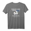 Pilzjäger T-Shirt für Männer - Morgens Müde Abends Blau, Pilzsammler Geschenk für Pilzliebhaber & Sammler