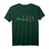 Herzschlag Berge und Bier - Lustiges Wandern Geschenk T-Shirt für Berg- und Bierfans, Skifahrer & Outdoor-Enthusiasten