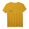 Herzschlag Berge und Bier - Lustiges Wandern Geschenk T-Shirt für Berg- und Bierfans, Skifahrer & Outdoor-Enthusiasten