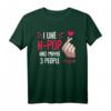 I Like K-Pop and Maybe 3 People Finger Herz Zeichen Gayo T-Shirt – Perfektes Geschenk für K-Pop Fans & Koreanische Kultur Liebhaber
