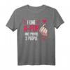 I Like K-Pop and Maybe 3 People Finger Herz Zeichen Gayo T-Shirt – Perfektes Geschenk für K-Pop Fans & Koreanische Kultur Liebhaber