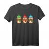 Weihnachseule T-Shirt für Frauen und Kinder - Winterliches Eulen Shirt als Geschenkidee für Eulenliebhaber
