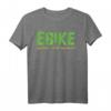 Lächeln statt Hecheln T-Shirt für E-Bike & Fahrradliebhaber - Trendiges Geschenk für Mountainbike, Pedelec, Downhill & mehr