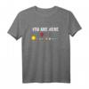 HapKoala T-Shirt mit Planetensystem - Perfektes Geschenk für Astronomie Fans & Weltraumliebhaber