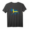Elch Schweden Flagge T-Shirt – Perfektes Fan- und Reisesouvenir für Schweden-Liebhaber nach Stockholm, Göteborg oder Småland