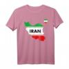 Retro iranisches Fußball Trikot Ball Reise T-Shirt – Klassisch geschnitten, langlebig, ideal für Fußballfans und Sammler