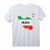 Retro iranisches Fußball Trikot Ball Reise T-Shirt – Klassisch geschnitten, langlebig, ideal für Fußballfans und Sammler