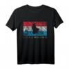 Luxemburg Flagge Umriss Silhouette T-Shirt – Stolz auf Luxemburg, Europa und Benelux Länder