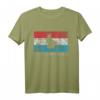 Luxemburg Flagge Umriss Silhouette T-Shirt – Stolz auf Luxemburg, Europa und Benelux Länder