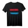 Luxemburg Flagge T-Shirt im Vintage Stil - Perfekt für Reisen, Urlaub & Stolz auf Luxemburg und die EU