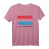 Luxemburg Flagge T-Shirt im Vintage Stil - Perfekt für Reisen, Urlaub & Stolz auf Luxemburg und die EU