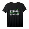 Ich reise für die Lebensmittel - Premium T-Shirt für Food- und Reiseliebhaber, perfekt für Kulturen und regionale Küche