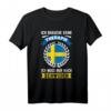Schweden Urlaub Backpacker T-Shirt - Witziges Reise Spruch Geschenk für Damen und Herren